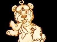 Medaglia legno personalizzata per Bambini Snowboard 10 pz